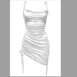 LEAU WHITE CABO DRESS SIZE M